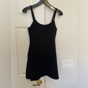American apparel black cotton dress